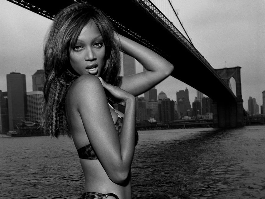 Tyra Banks , tyra, model, bridge, talk show host, actress, banks, brooklyn HD wallpaper