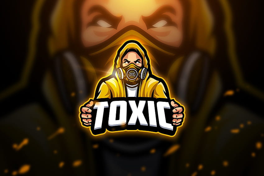Toxic 2 - Logotipo de mascota y deporte. Logotipo del juego, Cómo hacer un logotipo, Diseño de logotipos, Toxic Gaming fondo de pantalla