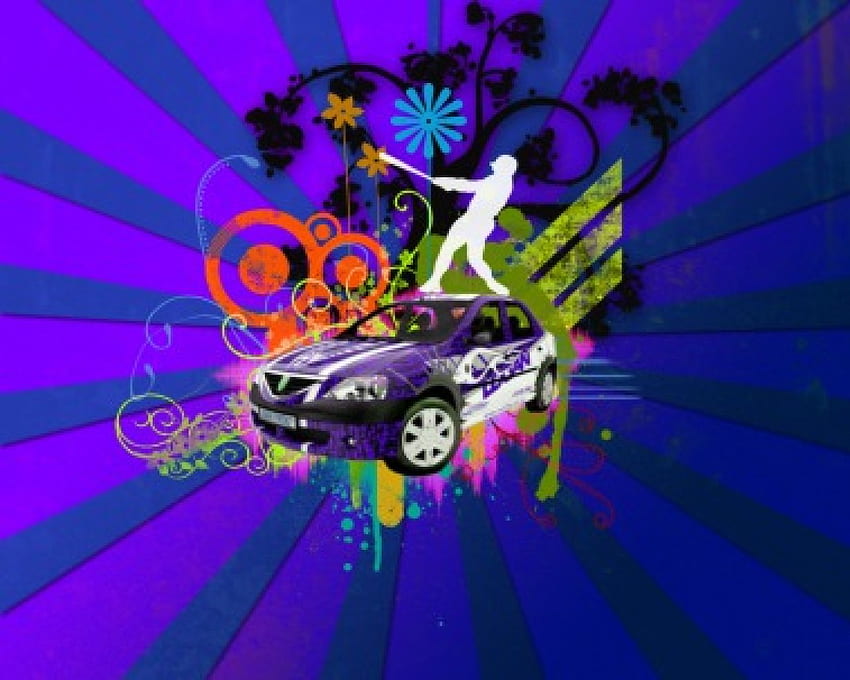 Dacia Logan Funky Abstract, abstracto, funky, logan, , dacia fondo de pantalla