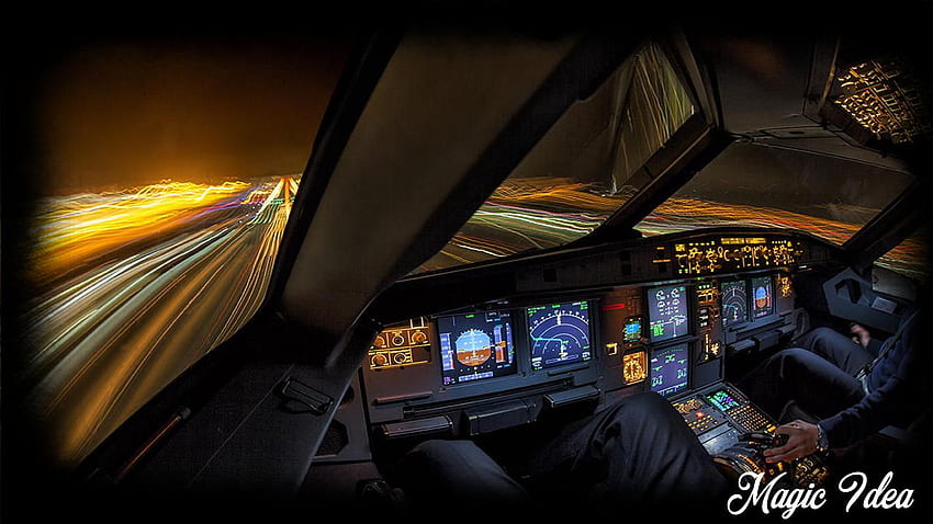 Cockpit for Android, Airplane Cabin HD wallpaper