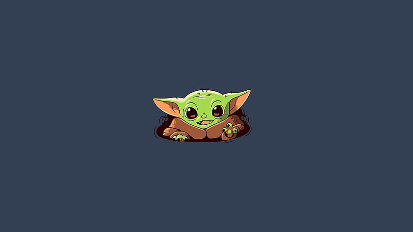 Baby Yoda, Baby Yoda Aesthetic HD wallpaper