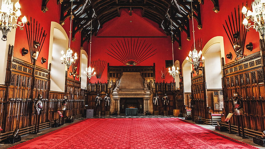 Edinburgh Castle Scotland, Inside Castle HD wallpaper