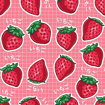 Cute backgrounds strawberry pc aesthetic HD wallpaper  Pxfuel