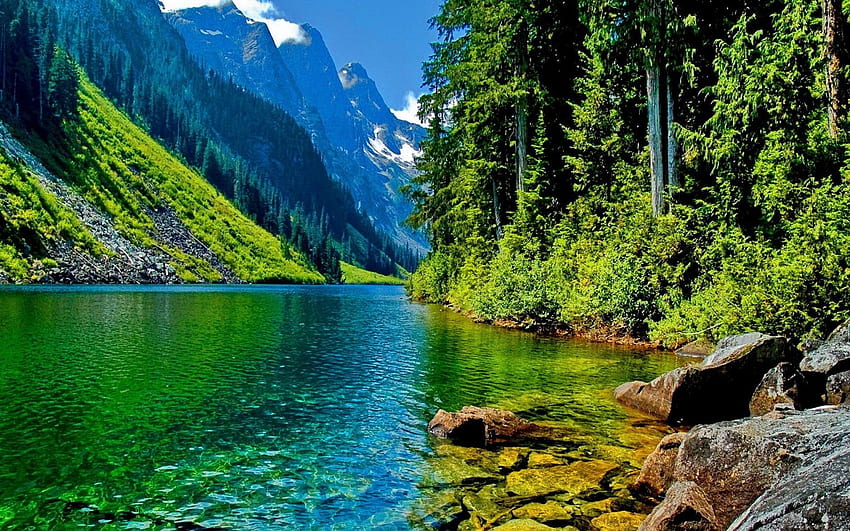 Great Life With Amazing News: beautiful valley, Pegunungan HD wallpaper