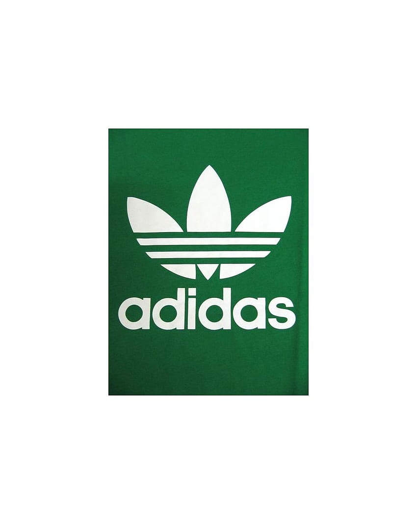 Зелено лого на Adidas HD тапет за телефон