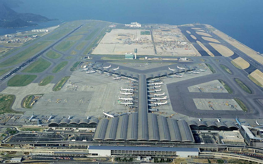 สนามบินฮ่องกง - สวรรค์สำหรับนักเดินทางในปี 2020 สนามบินนานาชาติฮ่องกง, การออกแบบสนามบิน, สนามบิน วอลล์เปเปอร์ HD