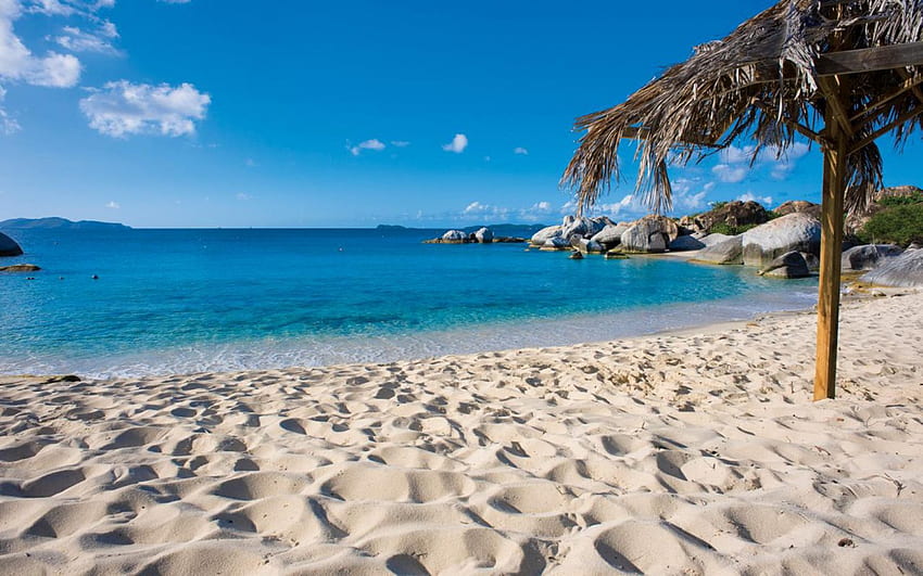Tropical Paradise Seychelles Tropics Islands Indian Ocean Beach HD wallpaper