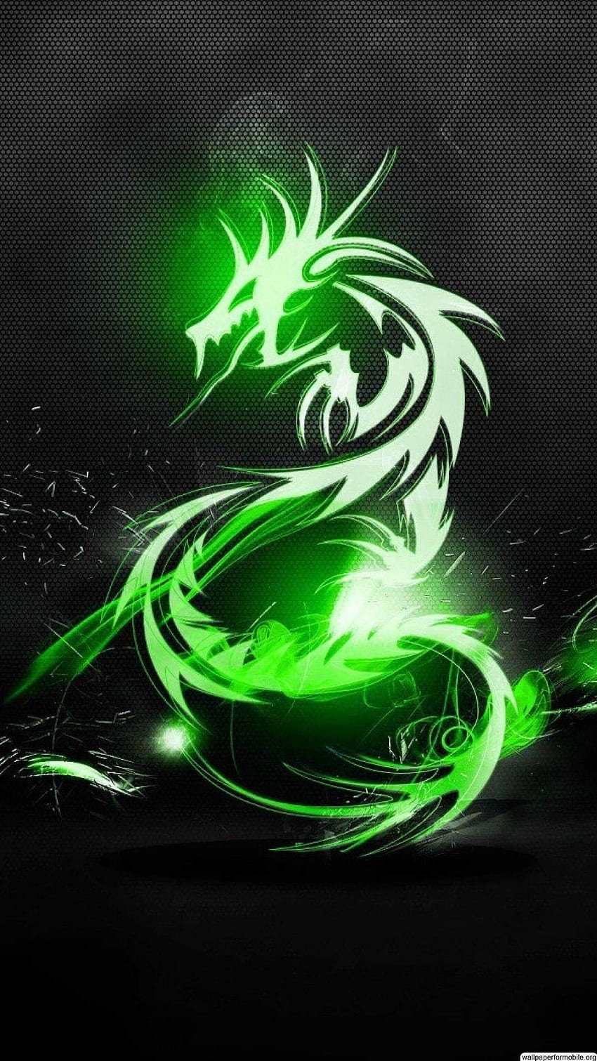 Grüner Drache, grüner chinesischer Drache HD-Handy-Hintergrundbild