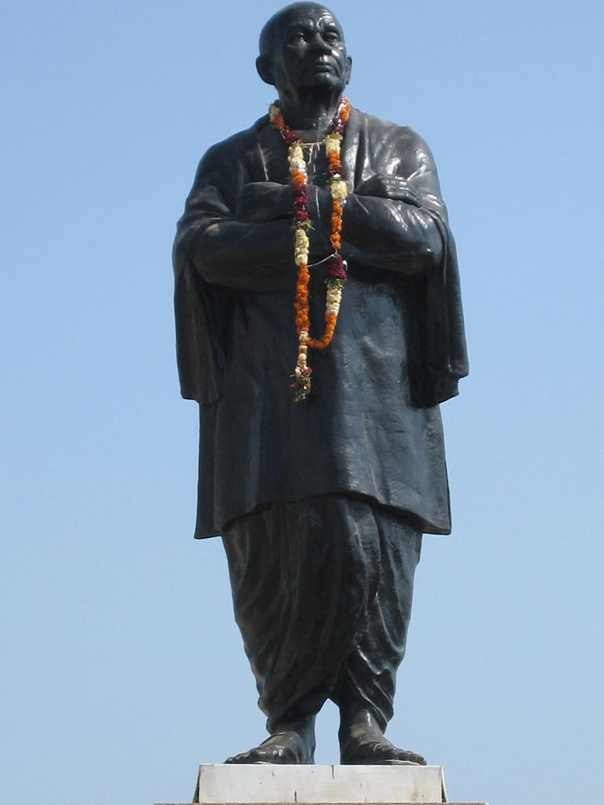A grand statue of Sardar Patel will grace Ahmedabad airport HD phone wallpaper