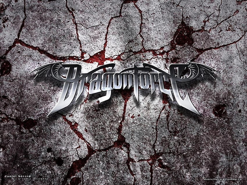 DragonForceLogo sur Inhuman Rampage Metal HD wallpaper