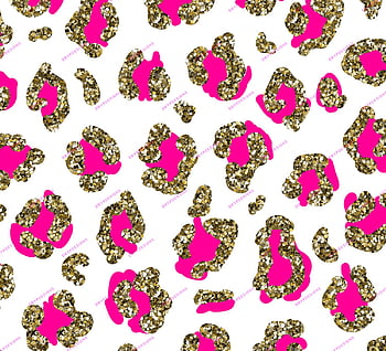 Seamless leopard skin background Vector animal print with glitter 417129  Vector Art at Vecteezy