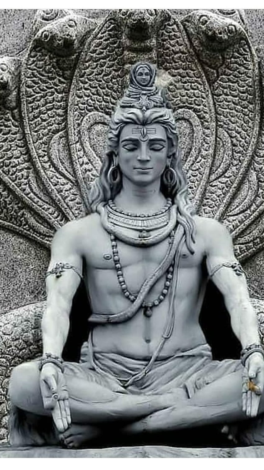 Mahakal Ke, Statue, Lord Shiva HD phone wallpaper