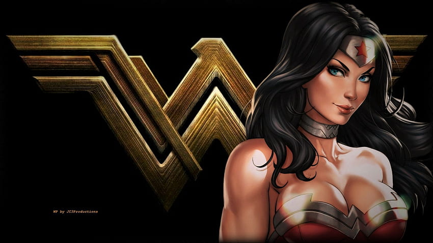 Wonder Woman Head Shot, , diana prince, amazon warrior, Wonder Woman, анимационен филм, nexus, dc comics, фен арт, фон, мобилен, , само 1920x1080, аниме HD тапет