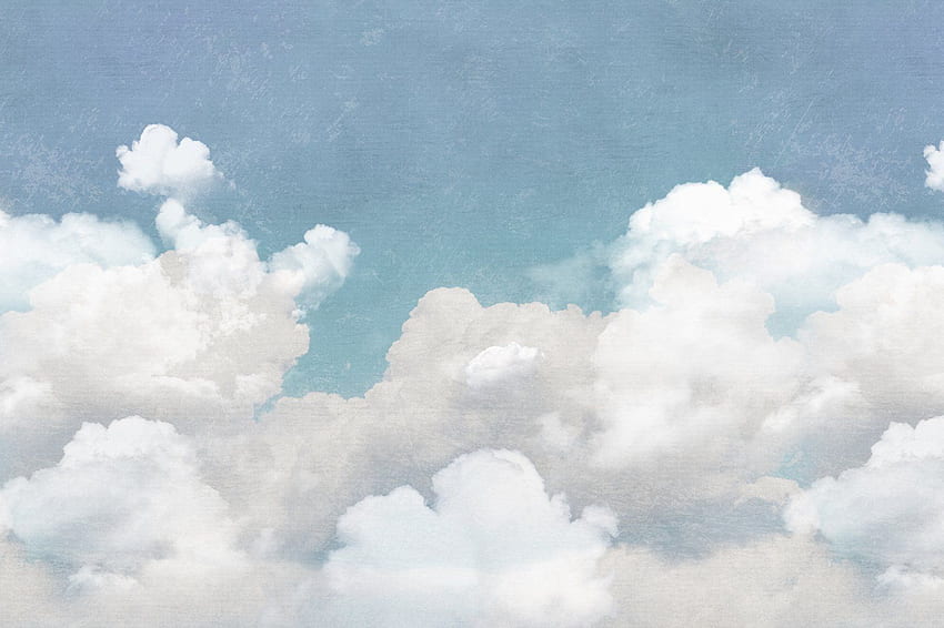 Cuddle Clouds. Cute , Cloud , art, Fluffy Clouds HD wallpaper