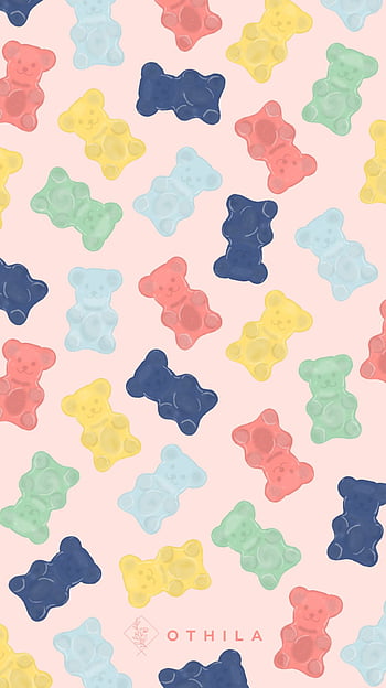 Gummy bear wallpaper  Wallpaper iphone cute Hello kitty iphone wallpaper  Kawaii wallpaper