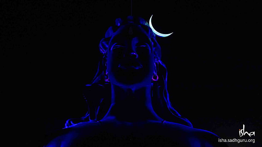 Shiva (Adiyogi) - за мобилни устройства и, Dark Shiva HD тапет