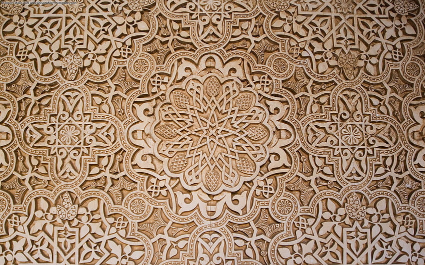 Die atemberaubende Schönheit des islamischen geometrischen Musters. von Ali Kayaspor. Allerdings Mathematik HD-Hintergrundbild