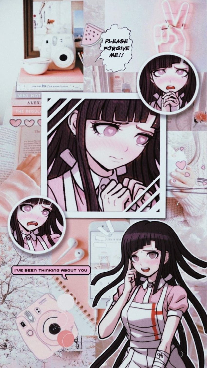 Made By me / gxloedit on Tumblr. Anime , Character , Anime background, Mikan Tsumiki HD phone wallpaper