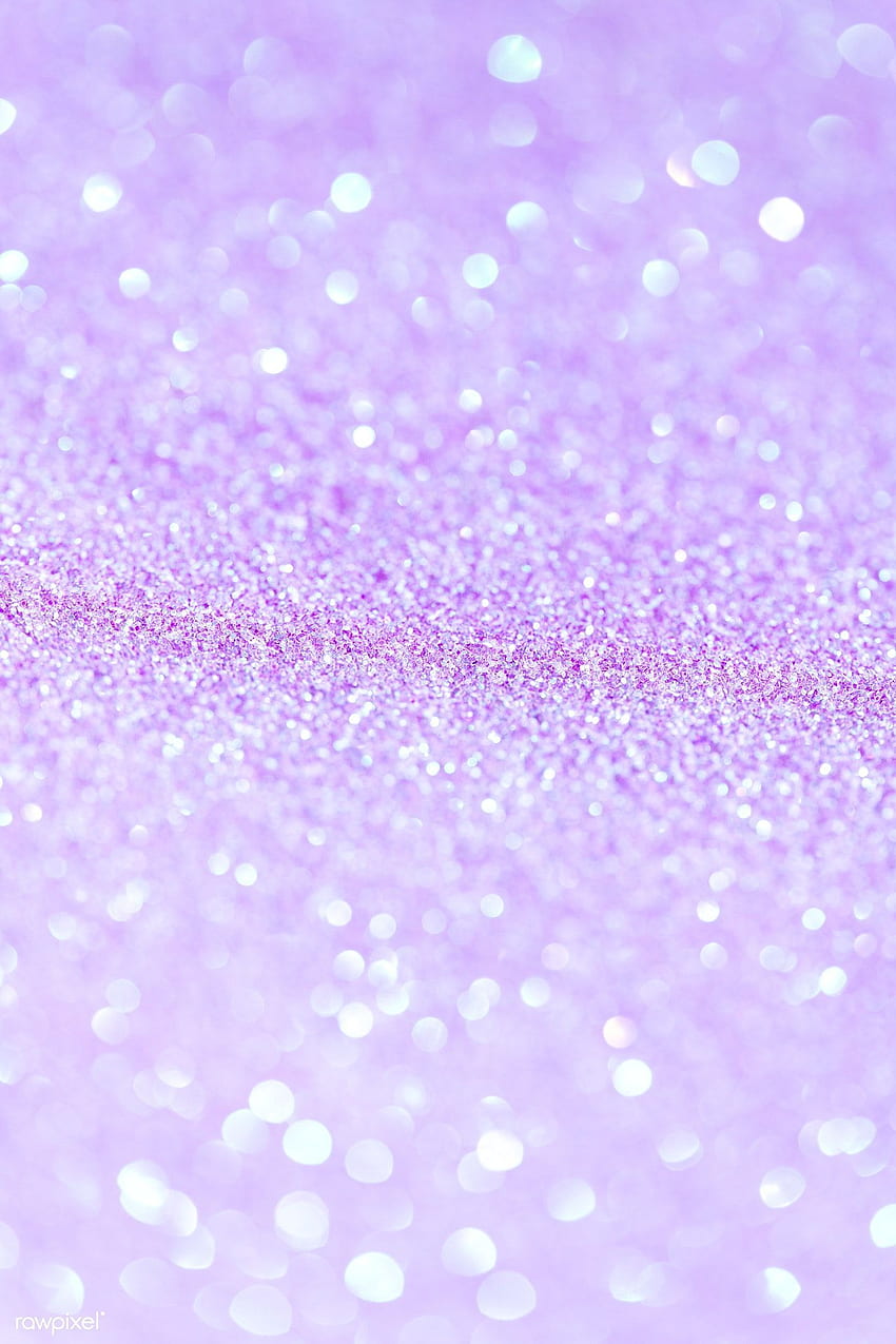 Hellvioletter, glitzernder Hintergrund. / Teddy Rawpixel. Lila Glitzerhintergrund, lila Glitzer, hellvioletter Hintergrund, Lavendel-Glitter HD-Handy-Hintergrundbild