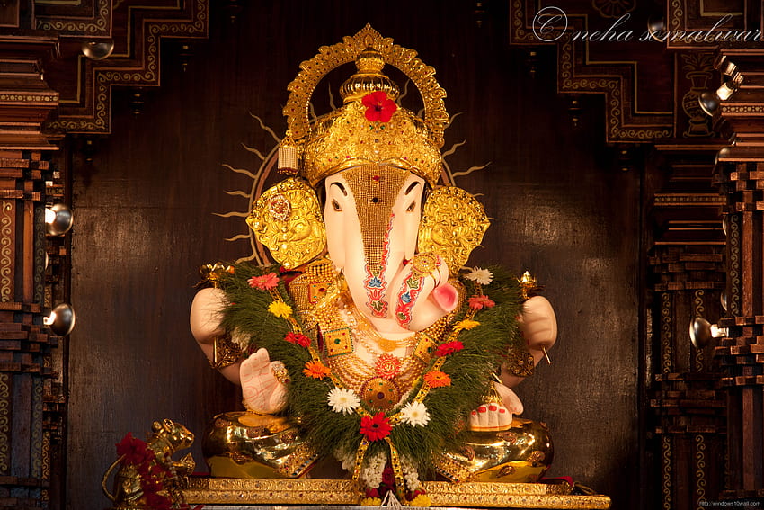 Najlepszy Dagdusheth Ganpati - Dagadusheth Halwai Ganapati Temple - -, Ganesh Full Tapeta HD