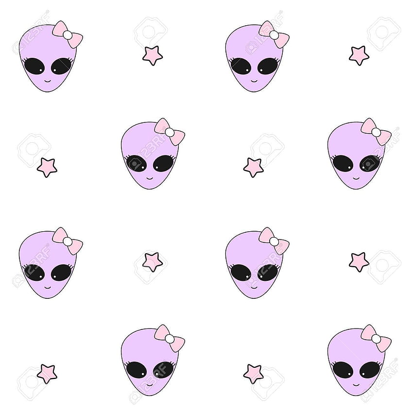 Cute Alien Background ( In Collection), Kawaii Alien Hd Phone Wallpaper 