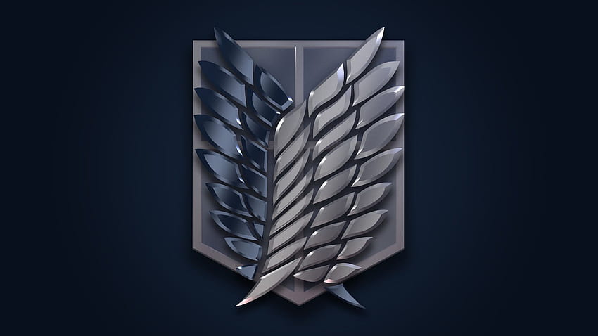 Logotipo de Ataque a los Titanes, Wings of dom Ataque a los Titanes fondo de pantalla