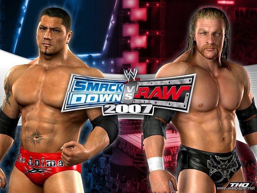 HHH, Batista, WWE, Raw, Smack Down, Wrestler HD-Hintergrundbild