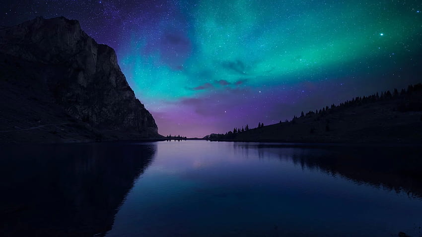 Lake Aurora, , , Florida, Nacht, Himmel, Sterne, 8D Ultra HD-Hintergrundbild