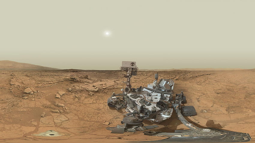 Selfie - Mars Rover Panorama 360 -, Curiosity Rover Fond d'écran HD