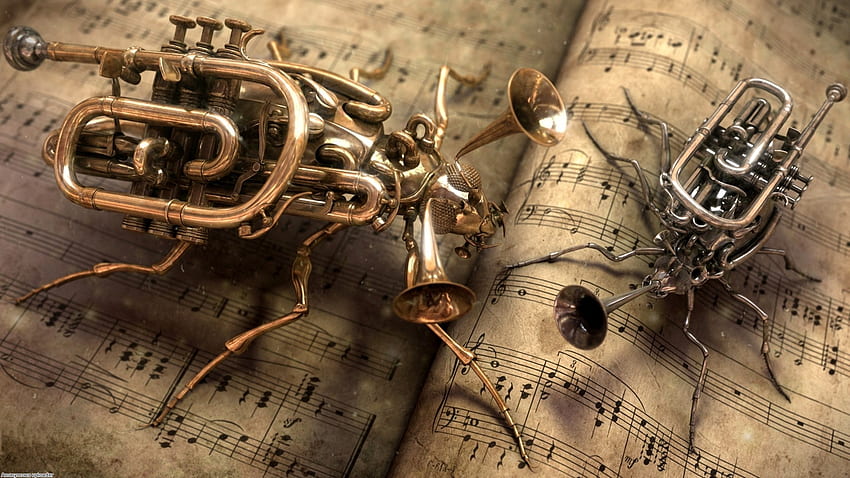 Music For s - Steampunk Trumpet - , Music Computer HD wallpaper