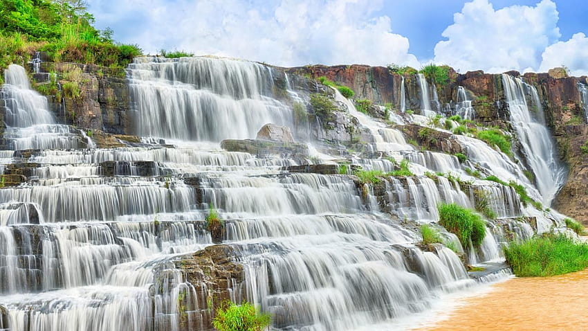 Pongour Waterfall. Lam Dong. /việt nam. Vietnam, Vietnam Scenery HD wallpaper