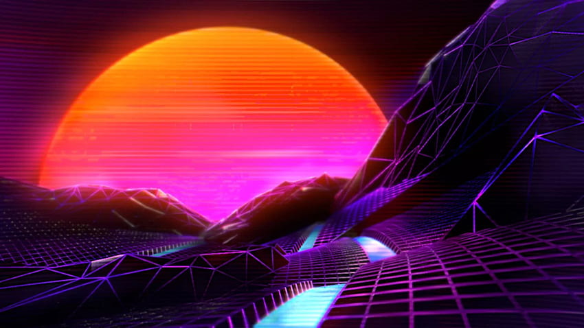 Synthwave Full For Laptop - Synthwave - , Synthwave Computer HD wallpaper