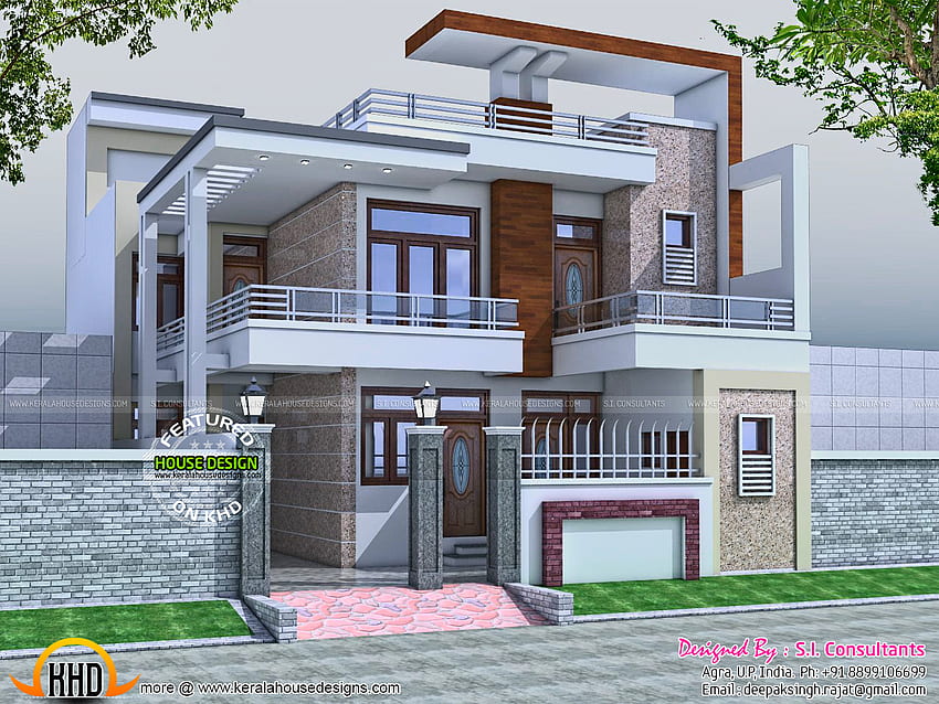 Denah Rumah Gaya India - Desain Rumah Modern India - , Gaya India Wallpaper HD
