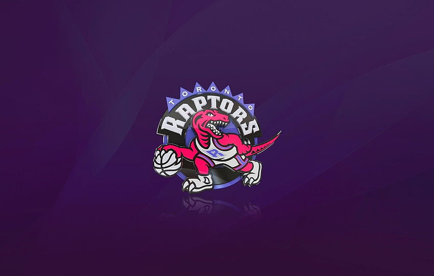 Minimalism, The ball, Sport, Basketball, Dinosaur, Logo, Purple, Texture, NBA, Toronto Raptors for , section спорт, Basketball Minimalist HD wallpaper