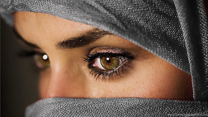 Niqab Eyes - Girl Eyes -, Cute Niqab HD wallpaper