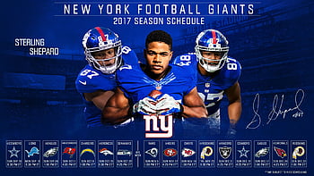 New York Giants on X: Fresh schedule wallpapers 🔥