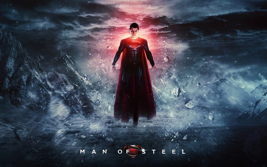 Superman Mann aus Stahl . Superman Man of Steel Stock, Man of Steel Film HD-Hintergrundbild
