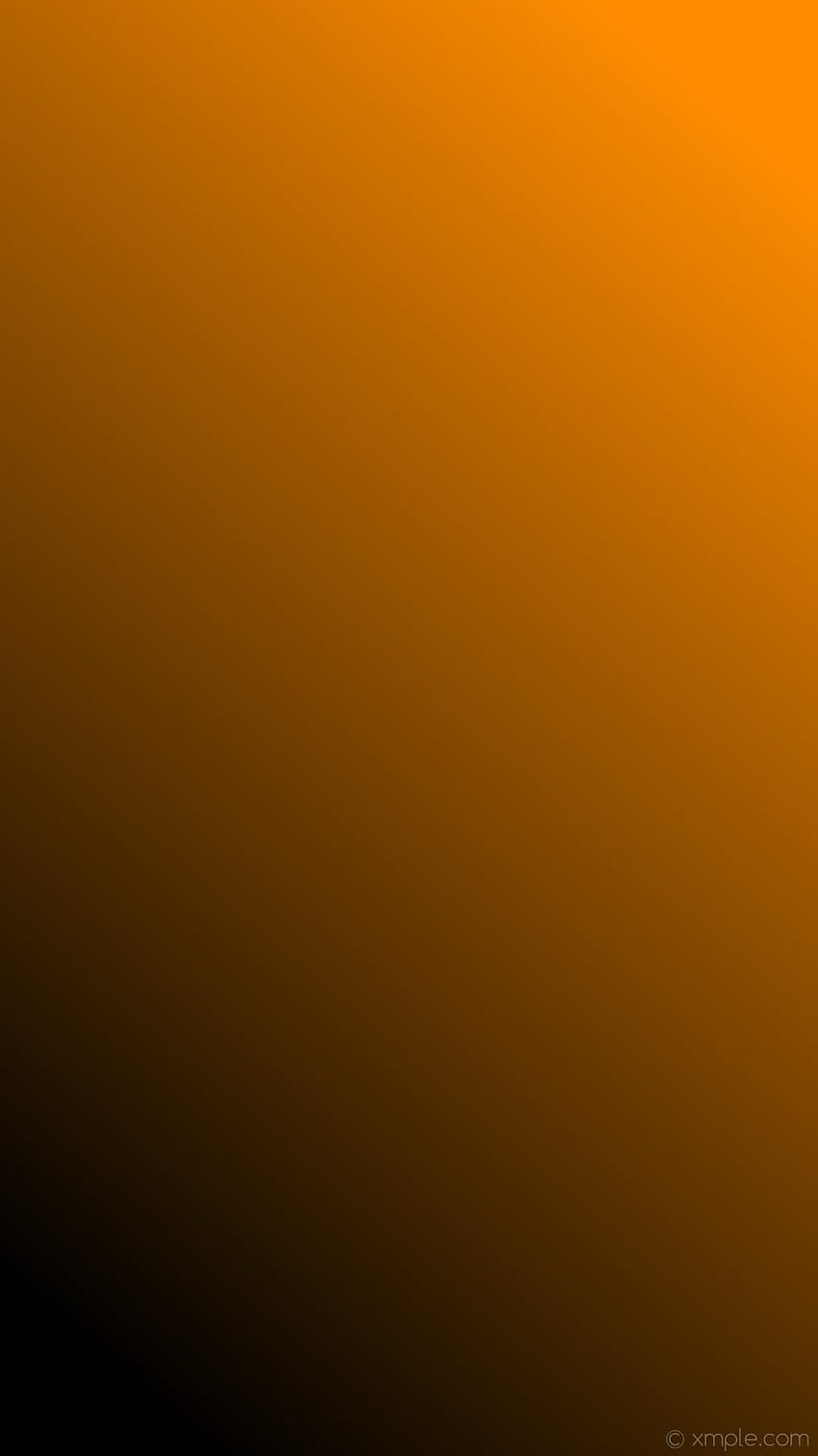 オレンジと黒のグラデーション、ダークブラウンのグラデーション HD電話の壁紙