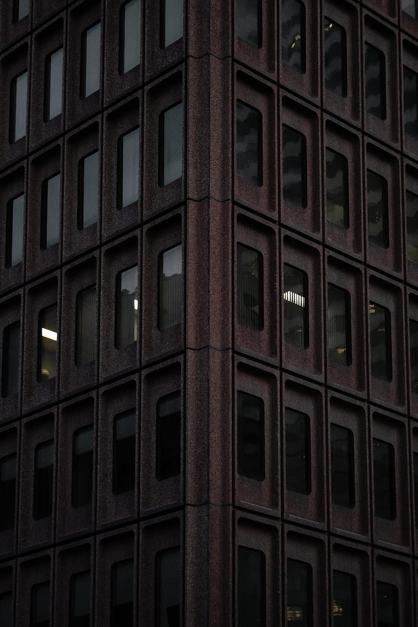 Windows, Architecture, Building, Dark, Angle, Corner HD phone wallpaper