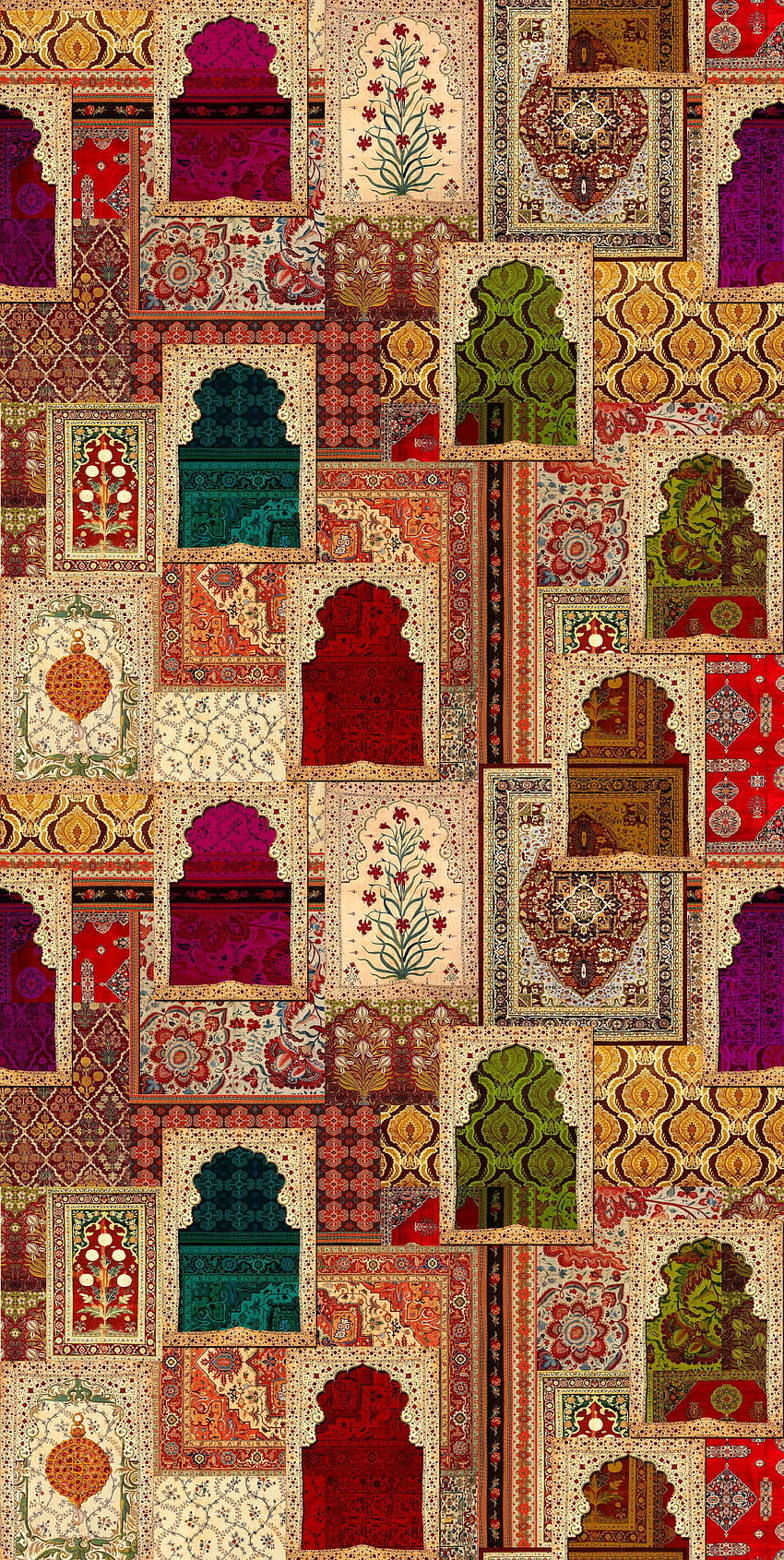 FELIZ Y PRÓSPERO AÑO NUEVO 2019. Mughal art paintings, Mughal y Architecture Pattern fondo de pantalla del teléfono