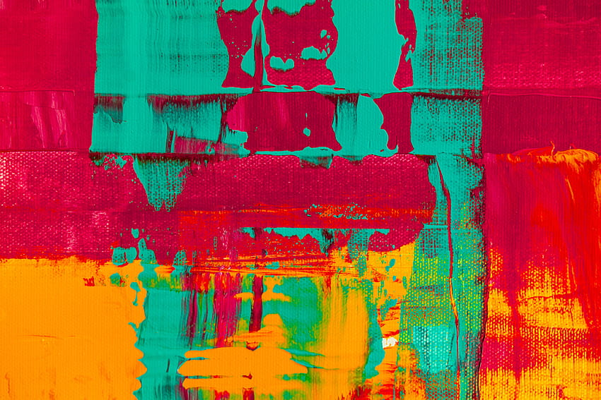 Abstract, colorful, modern art HD wallpaper