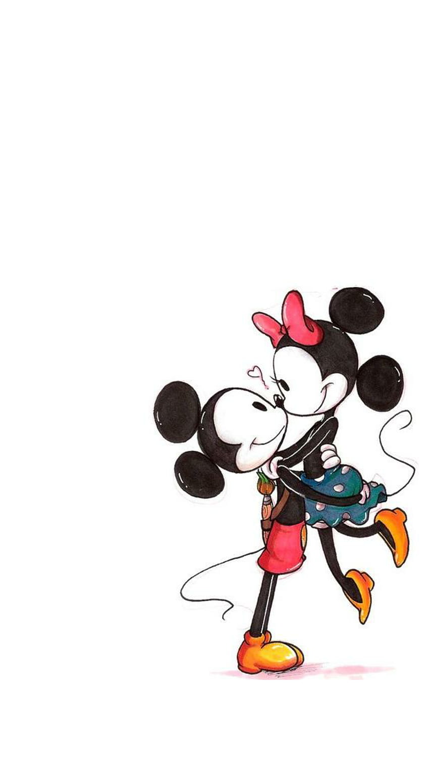 minnie and mickey tumblr drawing