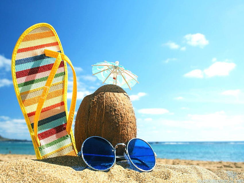 Background Fun Beach Summer Scene [] for your , Mobile & Tablet ...