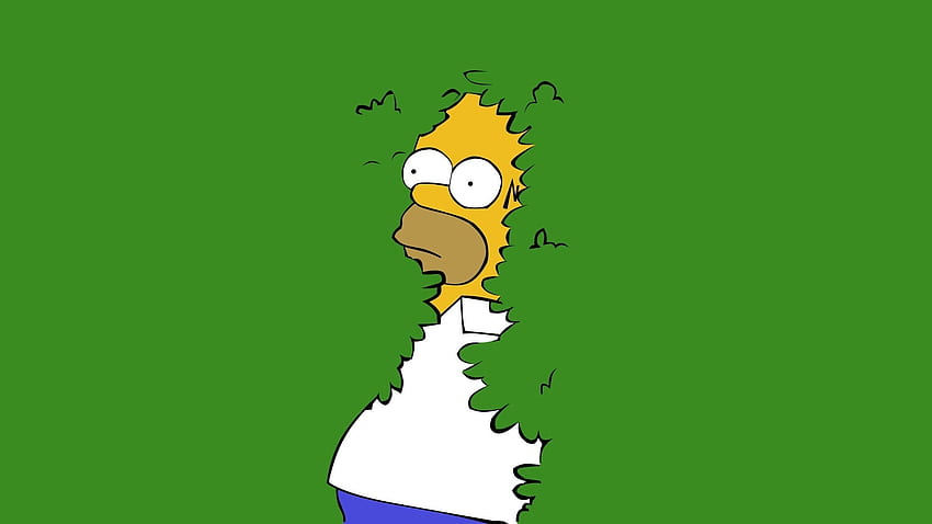 Minimal, Homer Simpson, animated series HD wallpaper