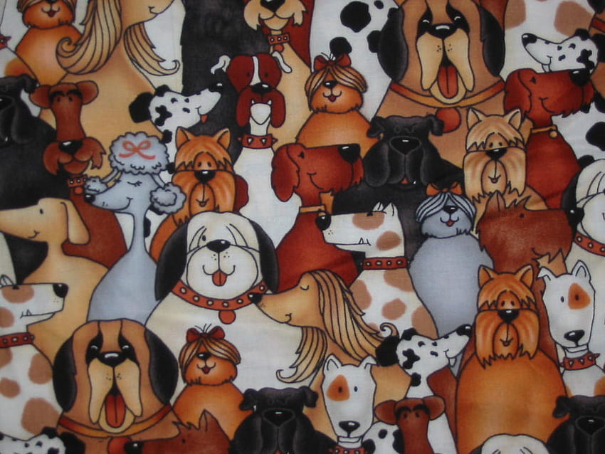 WHOOF, dog, , fabric HD wallpaper