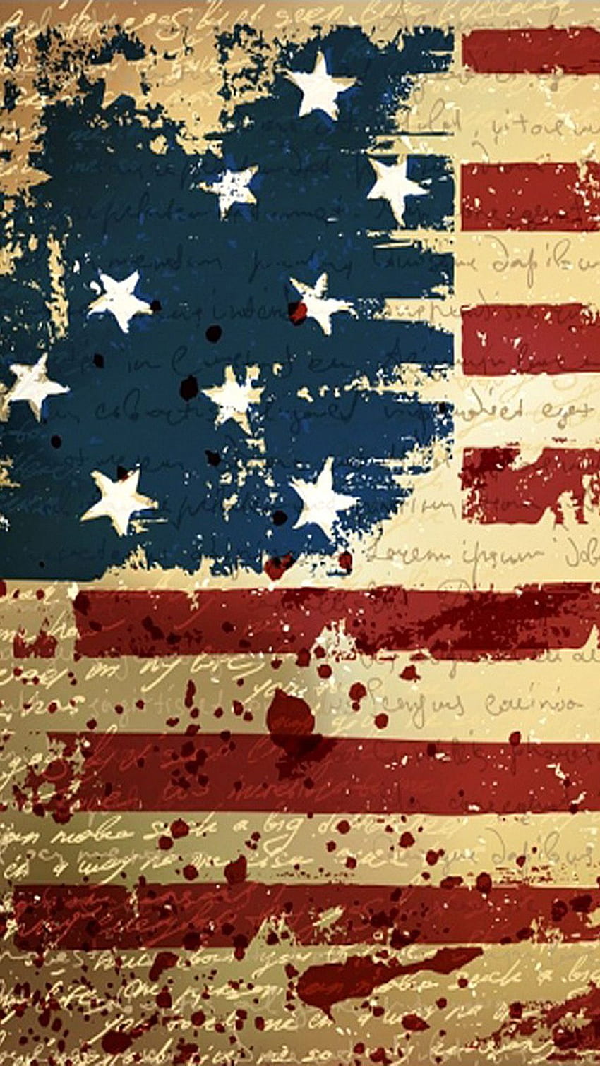 Ƒ↑¡TOCA Y OBTÉN LA APLICACIÓN! Arte Creativo Día de la Independencia de EE. UU. 4, Bandera de EE. UU. fondo de pantalla del teléfono