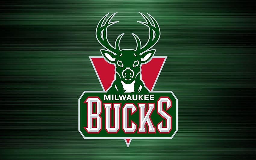 Milwaukee Bucks dan Latar Belakang, Logo Milwaukee Bucks Wallpaper HD