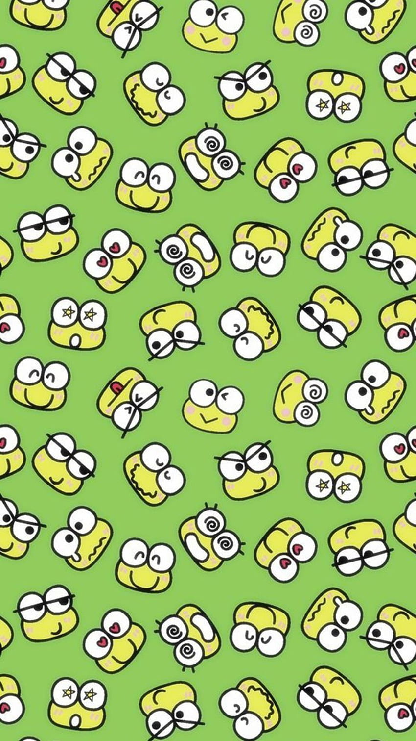 Check out awheelwright3918s Shuffles Keroppi  keroppi keroppiaesthetic  keroppiwallpaper greenaesthetic green greenvibes flowers hearts