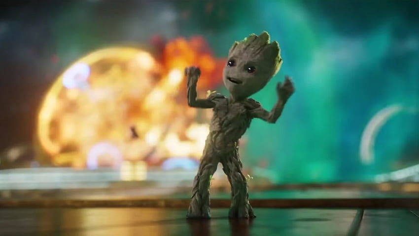 for Baby Groot Dancing Guardians of the Galaxy 2. Bebek groot, Bebek groot dansı, Groot dansı HD duvar kağıdı
