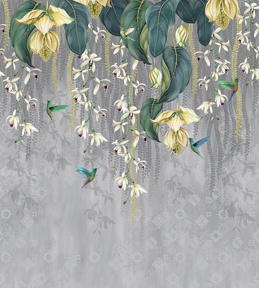 Osborne & Little - Orchidée traînante, Orchidée verte Fond d'écran de téléphone HD